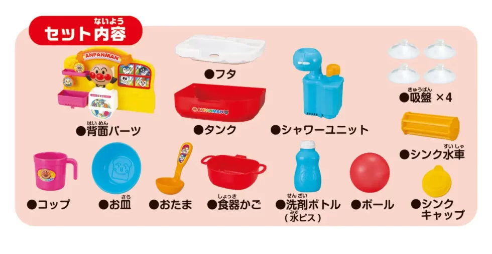 キレ★ピカシンクのセット内容