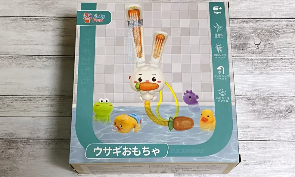 うさぎさんシャワーの箱