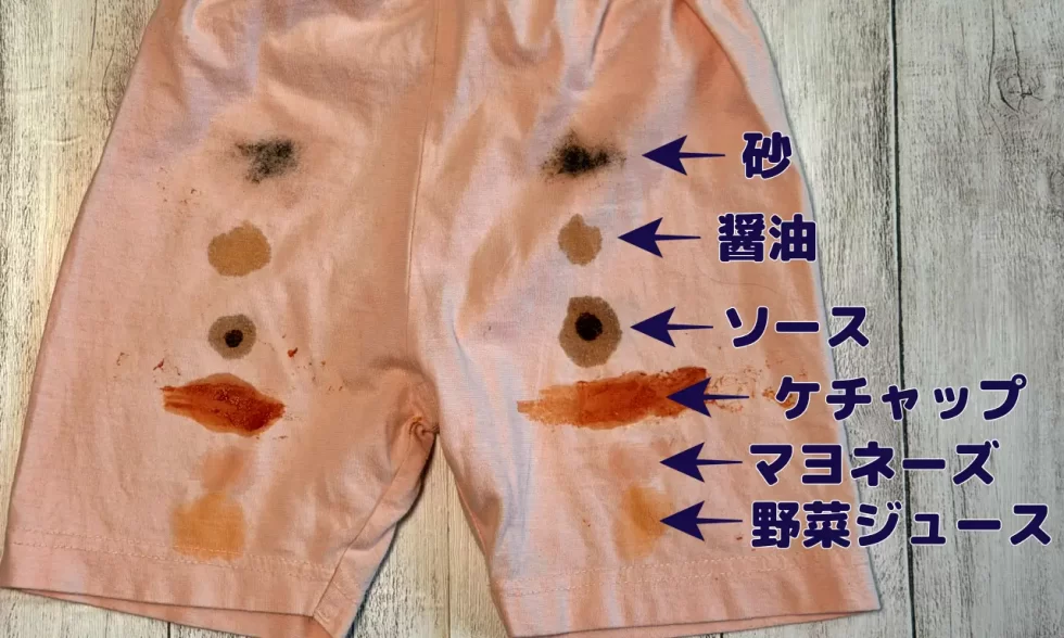 6種類の汚れの紹介